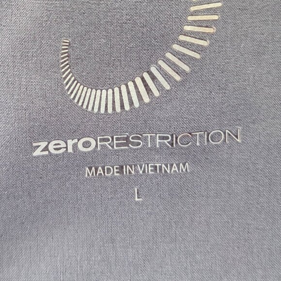 Zero Restriction Full Zip Golf Jacket Mens Size L Gray Green Stretch Technical - Picture 8 of 10